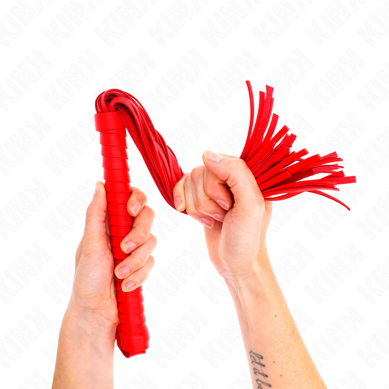 KINK - PISK MED RØDT TEKSTURERET HÅNDTAG 48,5 CM
