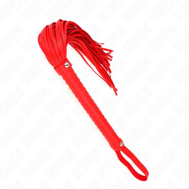 KINK - PISK MED RØDT TEKSTURERET HÅNDTAG 48,5 CM