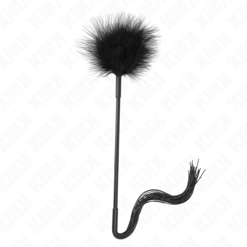 KINK - SILIKONE PISK MED FJER TIL KILDRE 47 CM