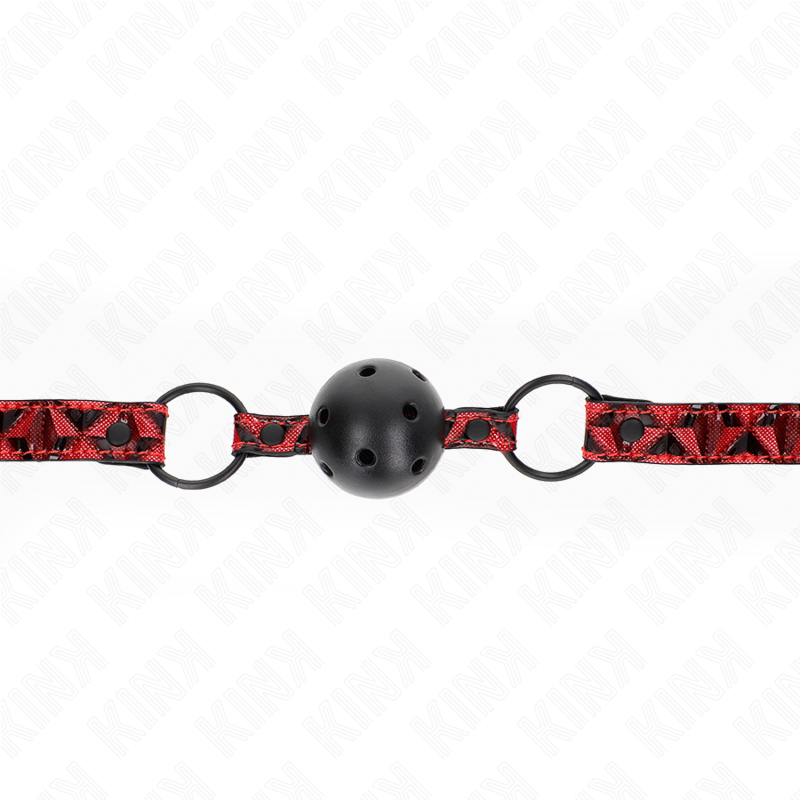KINK - DIAMANT MØNSTRET KUGLEN 4,5 CM GAG MODEL 2 64,5 CM JUSTERBAR 42-60 CM