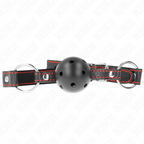 KINK - HULT HÅRDT SORT KUGLE KNEVELS MODEL 2 65 x 2,5 CM