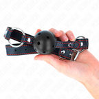 KINK - HULT HÅRDT SORT KUGLE KNEVELS MODEL 2 65 x 2,5 CM