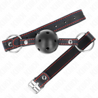 KINK - HULT HÅRDT SORT KUGLE KNEVELS MODEL 2 65 x 2,5 CM