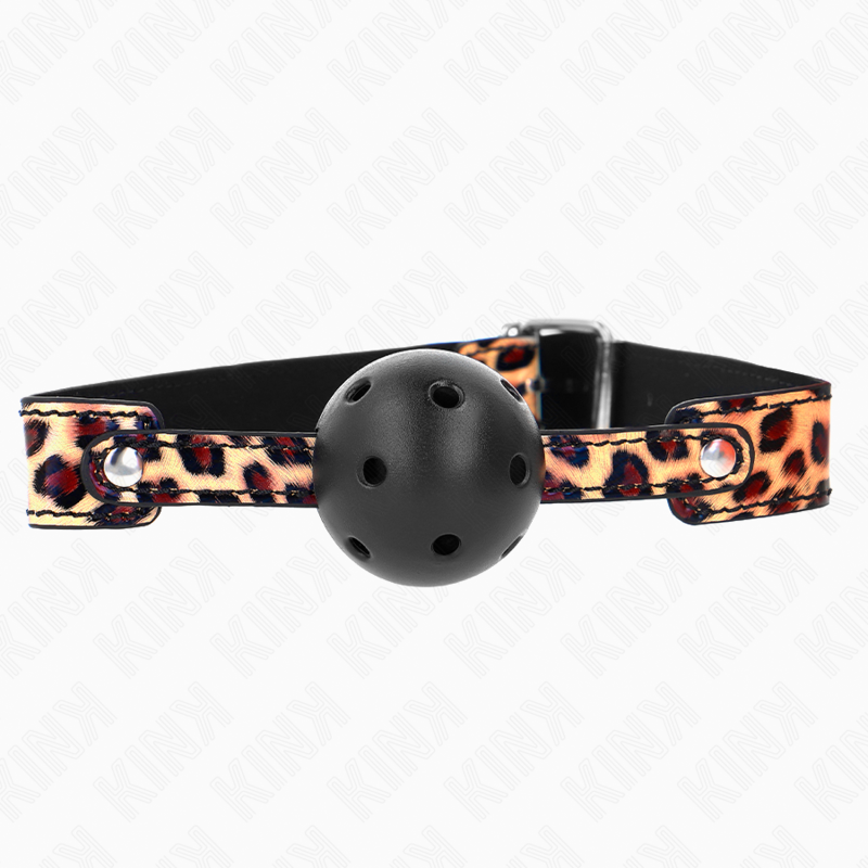 KINK - LEOPARD ÅNDBAR BOLD 4,5 CM GAG 65 x 2,5 CM