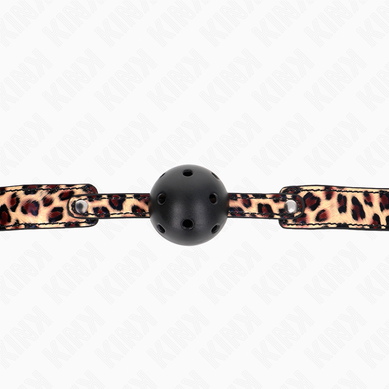 KINK - LEOPARD ÅNDBAR BOLD 4,5 CM GAG 65 x 2,5 CM