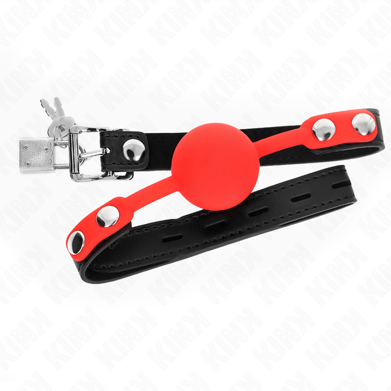 KINK - SILIKONEKUGLE 4 CM KNEVELS MED LÅS 60 x 2 CM