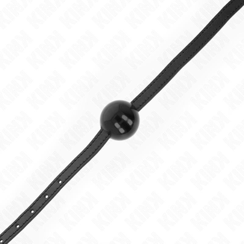 KINK - SORT ENKELT MASSIV KUGLEKNUGLE 4 CM GAG 65 x 1,5 CM