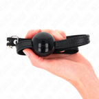 KINK - SORT ENKELT MASSIV KUGLEKNUGLE 4 CM GAG 65 x 1,5 CM
