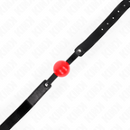 KINK - BLØD TPE-BOLD 4 CM GAG MODEL 1 66 x 2,5 CM JUSTERBAR 41-61 CM