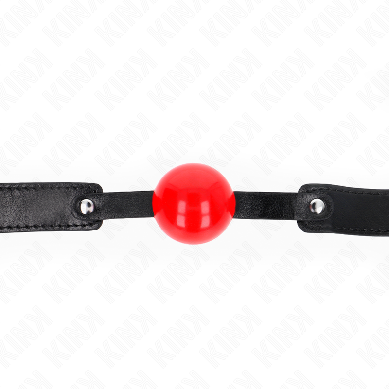 KINK - BLØD TPE-BOLD 4 CM GAG MODEL 1 66 x 2,5 CM JUSTERBAR 41-61 CM