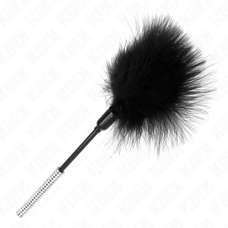 KINK - TICKLE FEATRE MED RHINESTEN HÅNDTAG 27 CM