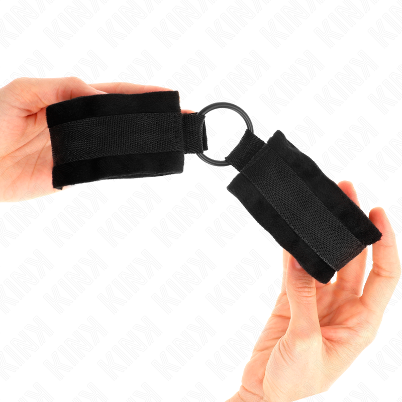 KINK - BEGYNDER PELSHÅNDJERN 25 CM MED O-RING 4 CM SORT JUSTERBAR 15-25 CM