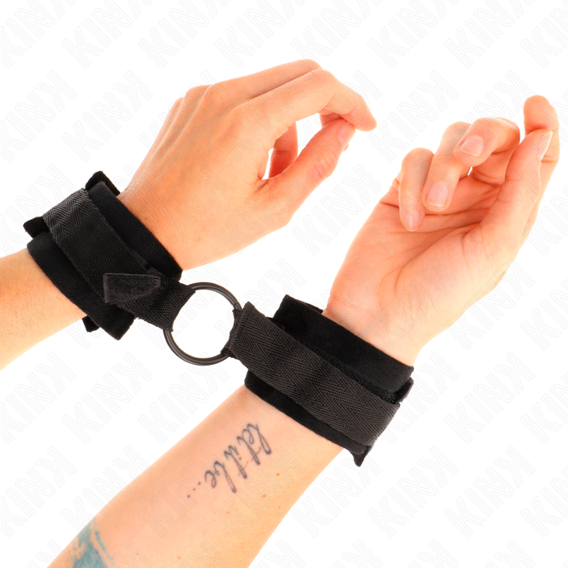 KINK - BEGYNDER PELSHÅNDJERN 25 CM MED O-RING 4 CM SORT JUSTERBAR 15-25 CM