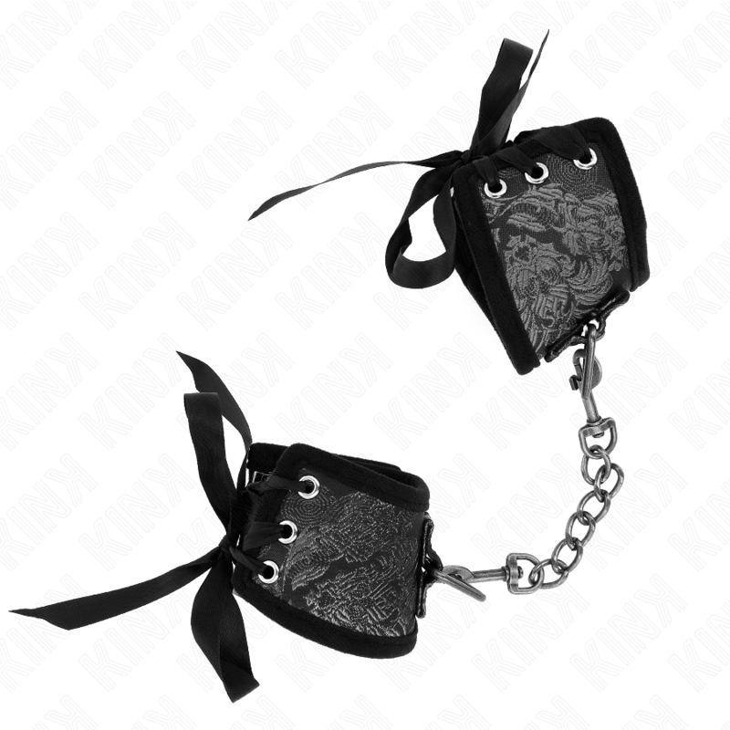 KINK - SKANDAL HÅNDLEDSBÅND MED SORTE BLONDEDETALJER 24,5 CM X 6,5 CM