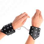 KINK - ARMBÅND I SORT SPINDE MED JUSTERBAR KÆDE 17-23 CM X 8,5 CM
