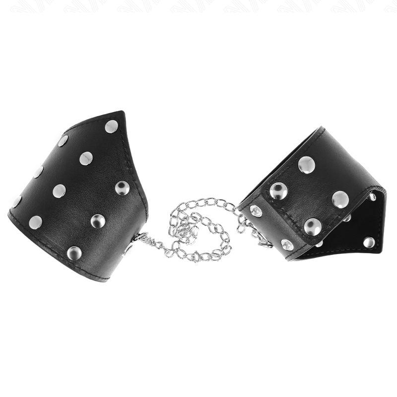 KINK - ARMBÅND I SORT SPINDE MED JUSTERBAR KÆDE 17-23 CM X 8,5 CM