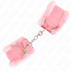 KINK - HÅNDLEDSBÅND MED POLDE FOR, LYSERØDE, JUSTERBARE 17-31 CM X 7 CM