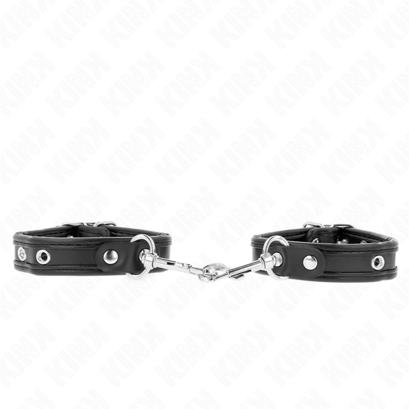 KINK - MINI SORTE ARMBÅND MED JUSTERBARE NIPPER 16-22 CM X 2 CM