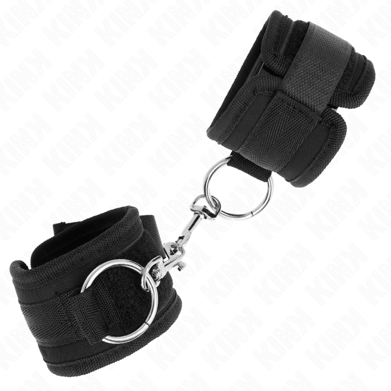 KINK - HÅNDLEDSBÆLTER SORT JUSTERBAR 18-35 CM X 6 CM