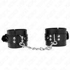 KINK - HÅNDLEDSBÆLTER SORT MED SORT BÆLTE JUSTERBAR 17-28 CM X 6 CM