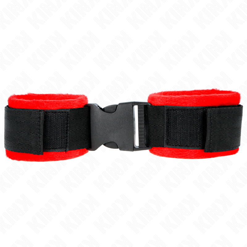 KINK - NYLON HÅNDBÅNDSSTRØM MED BORT & LOOP, SORT MODEL 1, JUSTERBAR, 25-35 CM X 6 CM