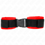 KINK - NYLON HÅNDBÅNDSSTRØM MED BORT & LOOP, SORT MODEL 1, JUSTERBAR, 25-35 CM X 6 CM