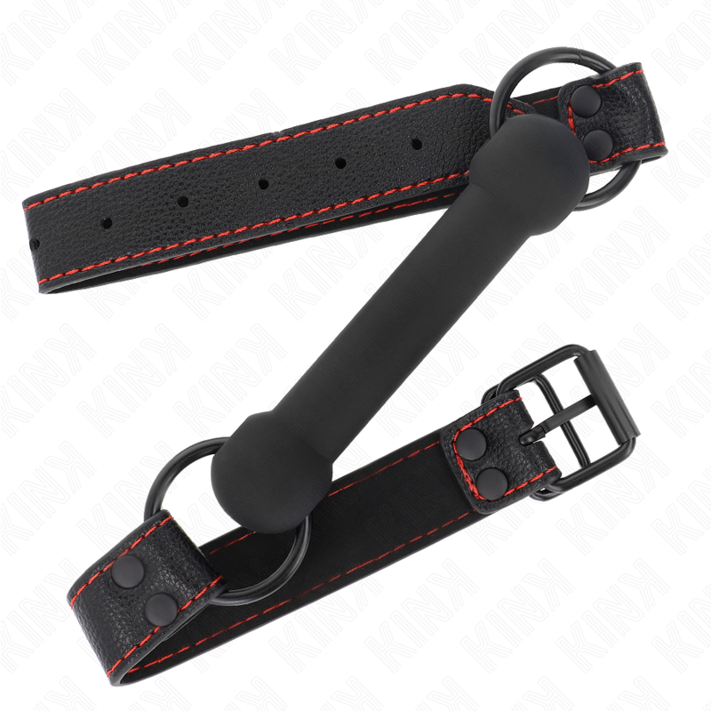KINK - KNOGLÆDE MED LÆDERREM SORT JUSTERBAR 41-57 CM