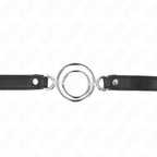 KINK - GAG MED FLERE O-RINGE 5 CM SORT 63 X 2,5 CM