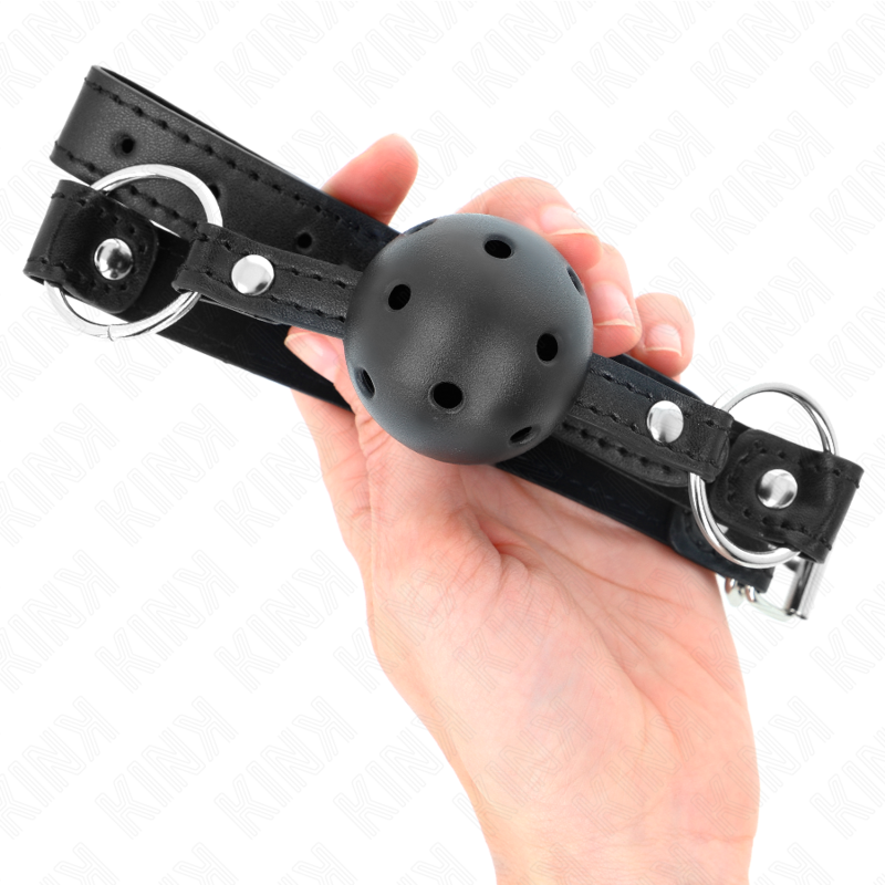 KINK - HULT HÅRDT SORT KUGLE 4,5 CM GAG MODEL 1 63,5 X 2 CM