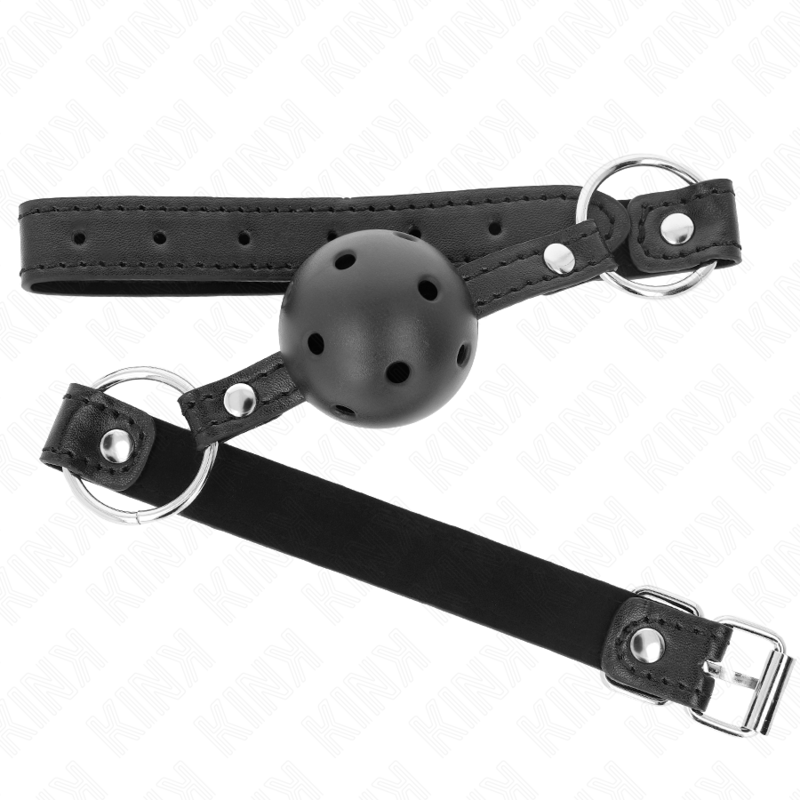 KINK - HULT HÅRDT SORT KUGLE 4,5 CM GAG MODEL 1 63,5 X 2 CM