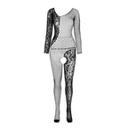 PASSION - BS 107 BODYSTOCKING SORT EN STØRRELSE