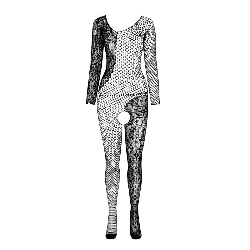 PASSION - BS 107 BODYSTOCKING SORT EN STØRRELSE
