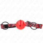 KINK - DIAMANTMØNSTRET KUGLEKNUGLE 4,5 CM GAG MODEL 1 64,5 CM JUSTERBAR 42-60 CM