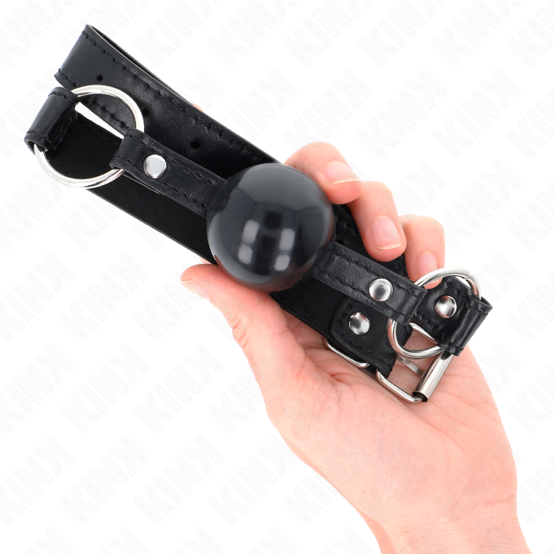 KINK - SORT TPE-BOLD 4 CM KNEVELVÆS 60 x 2 CM