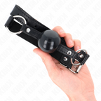 KINK - SORT TPE-BOLD 4 CM KNEVELVÆS 60 x 2 CM