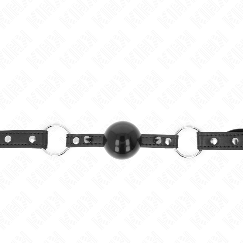 KINK - KUGLE 4 CM KNEVELS MED SPIDSNITTE OG SNAP LÅS 65 x 2 CM
