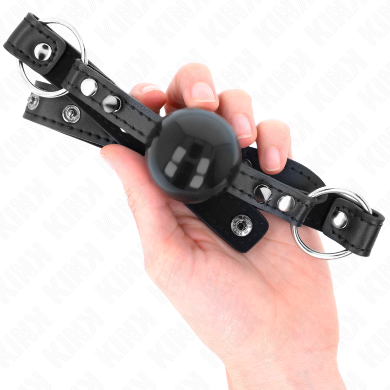 KINK - KUGLE 4 CM KNEVELS MED SPIDSNITTE OG SNAP LÅS 65 x 2 CM