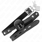 KINK - BLØD TPE-BOLD 4 CM GAG MODEL 3 60 x 2 CM JUSTERBAR 37-52 CM