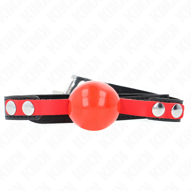 KINK - BLØD TPE-BOLD 4 CM GAG MODEL 4 60 x 2 CM JUSTERBAR 37-52 CM