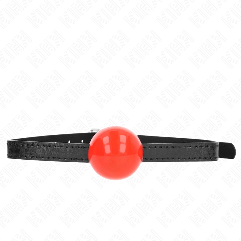 KINK - RØD ENKELT MASSIV KUGLEKNUGLE 4 CM KNEBE 65 x 1,5 CM