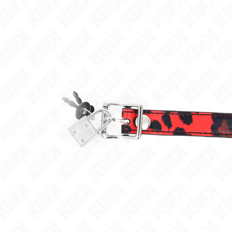 KINK - MODEL 2 SILIKONEKUGLE 4 CM GAG MED LÅS 60 x 2 CM