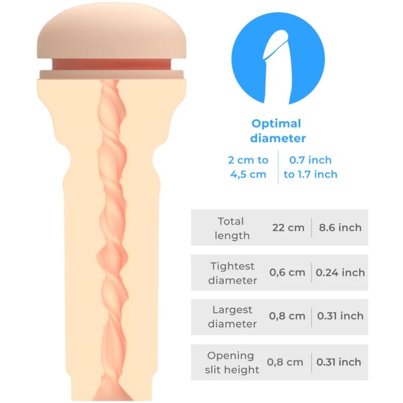 KIIROO - FØL STROKER EKSTRA STRAM NUDE KØD