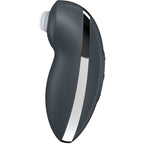 SATISFYER - TAP & CLIMAX 2 VIBRATOR & STIMULATOR GRÅ