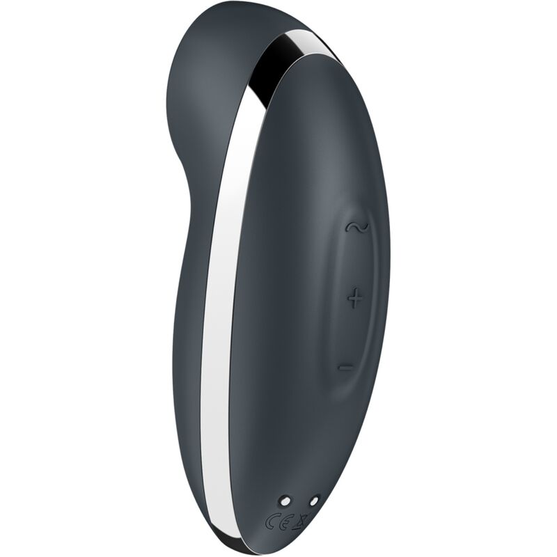 SATISFYER - TAP & CLIMAX 2 VIBRATOR & STIMULATOR GRÅ