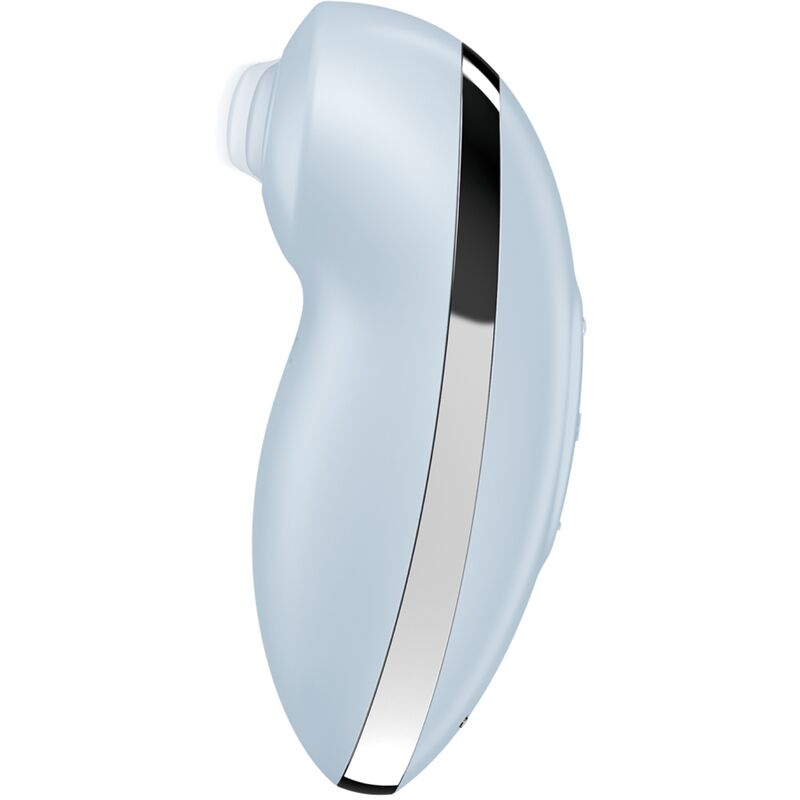 SATISFYER - TAP & CLIMAX 2 VIBRATOR & STIMULATOR BLÅ