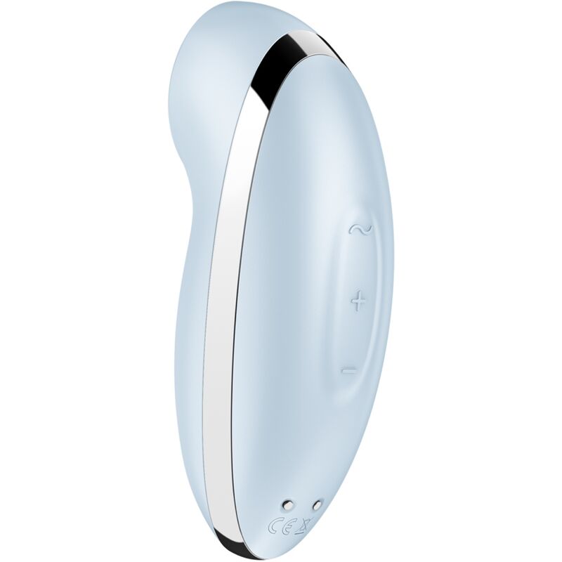 SATISFYER - TAP & CLIMAX 2 VIBRATOR & STIMULATOR BLÅ