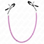 KINK - KÆDE NIPPELKLEMMER LILLA 30 CM