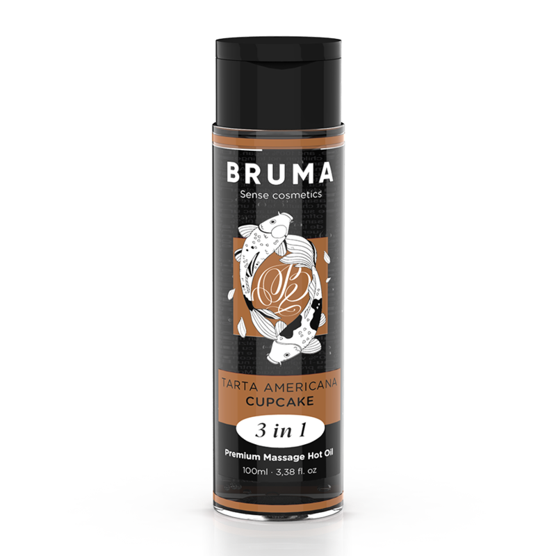 BRUMA - PREMIUM MASSAGE VARM OLIE CUPCAKE 3 I 1 - 100 ML