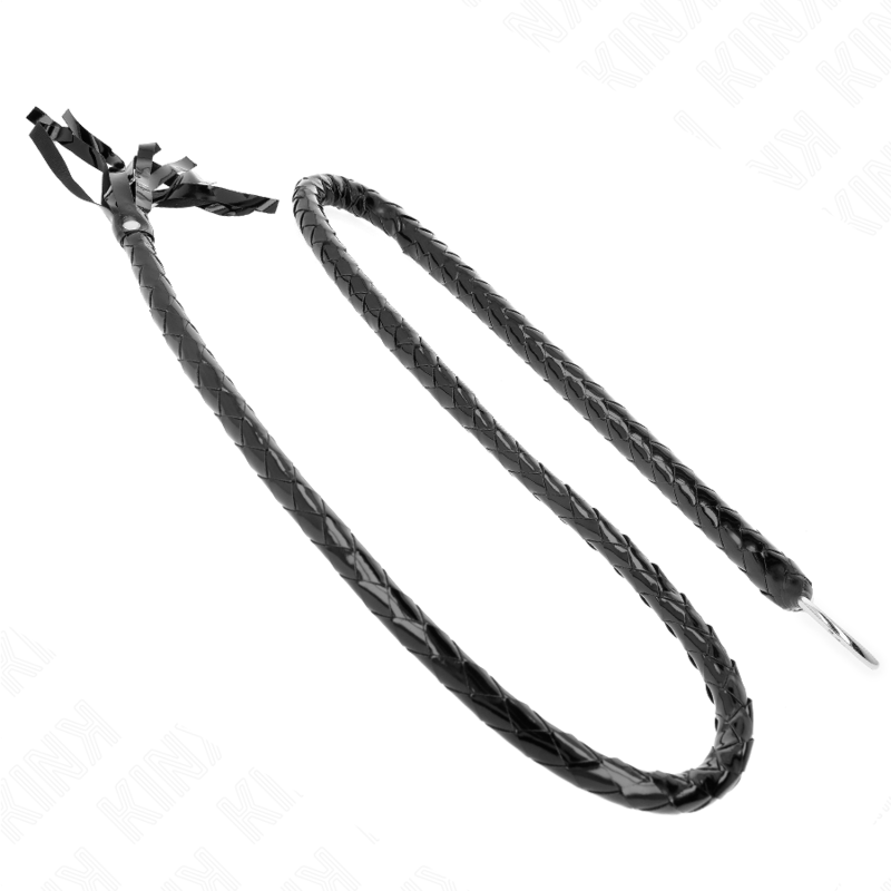 KINK - LANG SKINNENDE PVC PISK 138 CM