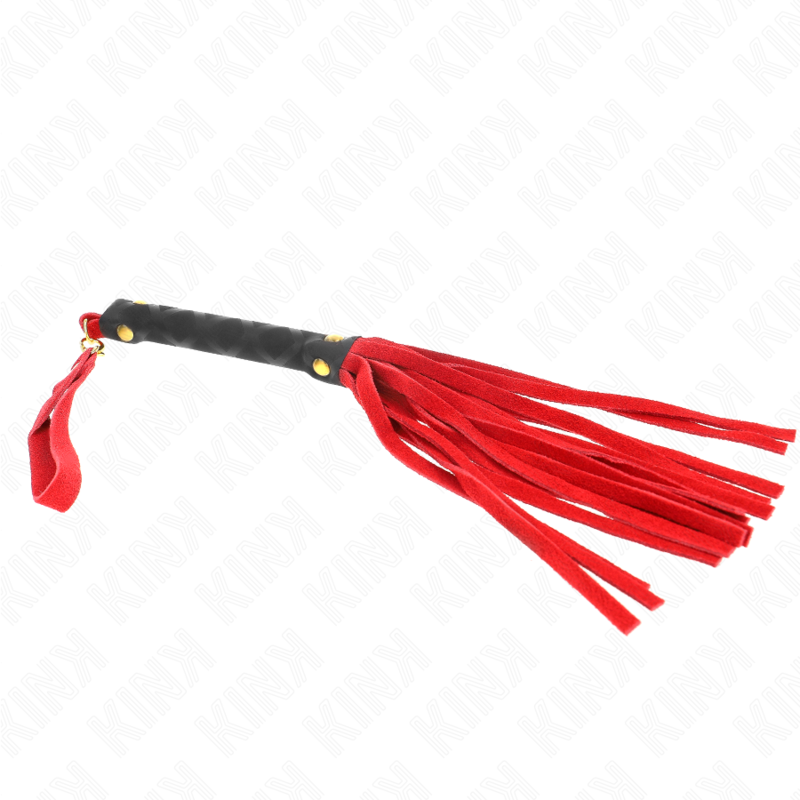 KINK - RØD RUSKIND MINI PISK 30 CM